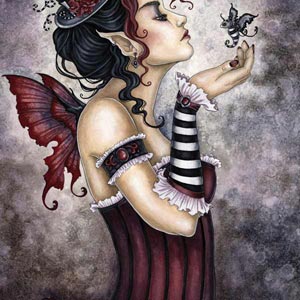 Amy Brown Fae-Risque Xbox One X Console Skin